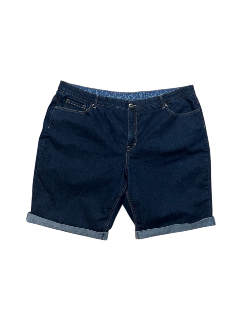 26 - Faded Glory Dark Blue Denim Women’s Jeans Shorts
